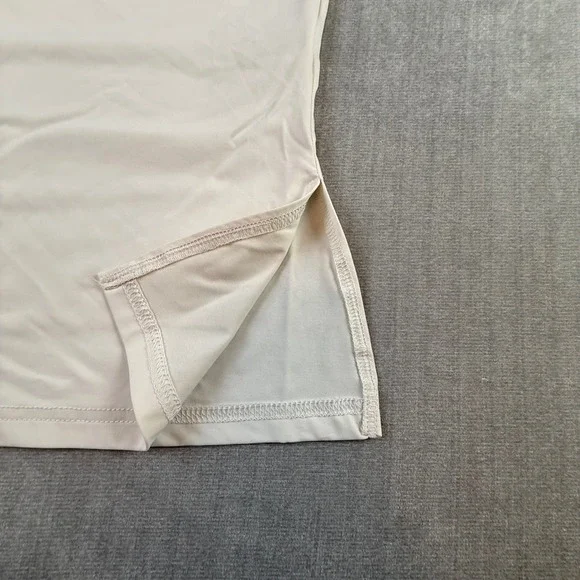 Princess Polly Cream Strapless Tube Top Fold Over Neckline Side Slits US 6 - Picture 3 of 5